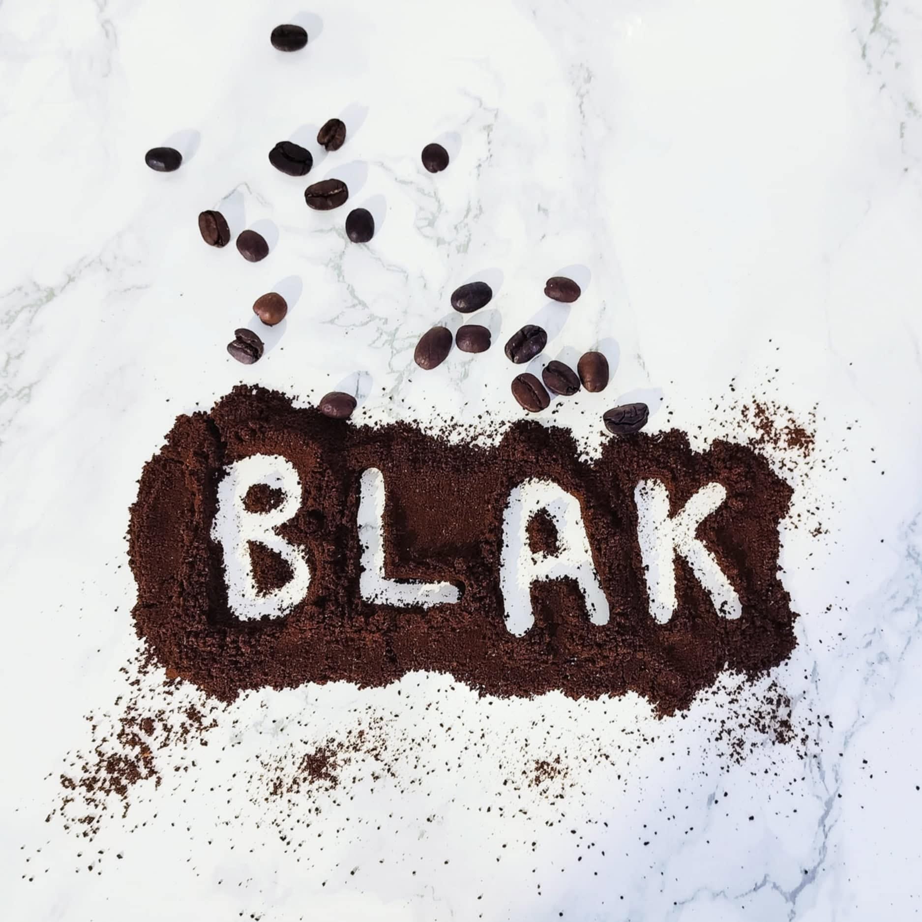 A featured BLAK Coffee drink