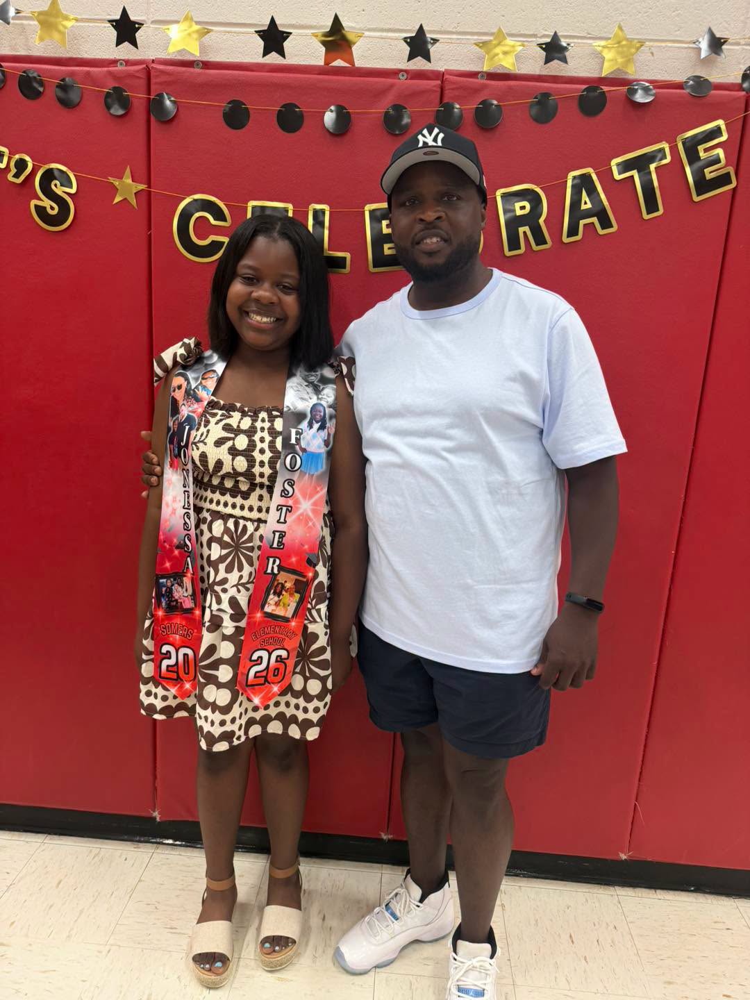 BLAK Coffee owner DeShaun Foster with his daughter